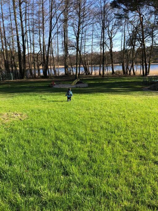 Haus Wilma Gruene Idylle Im Wald Direkt Am See Wendisch Rietz Bagian luar foto